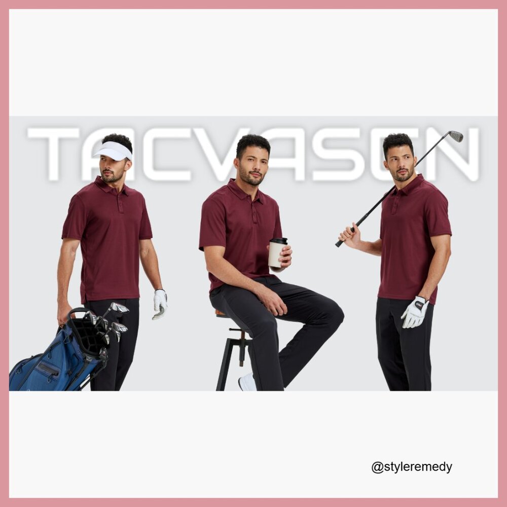 Performance Polo Shirt Quick Dry Polyester Golf T… - image 7